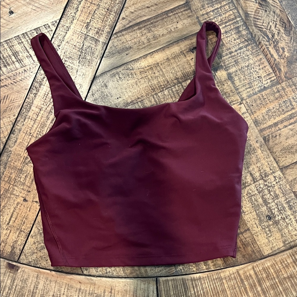 Old Navy Maroon Crop Top